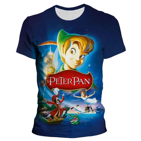 Peter Pan Disney Shirt, Disney 3D Printed Shirt