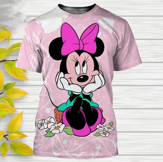 Minnie Mouse Disney Shirt, Disney 3D Printed Shirt