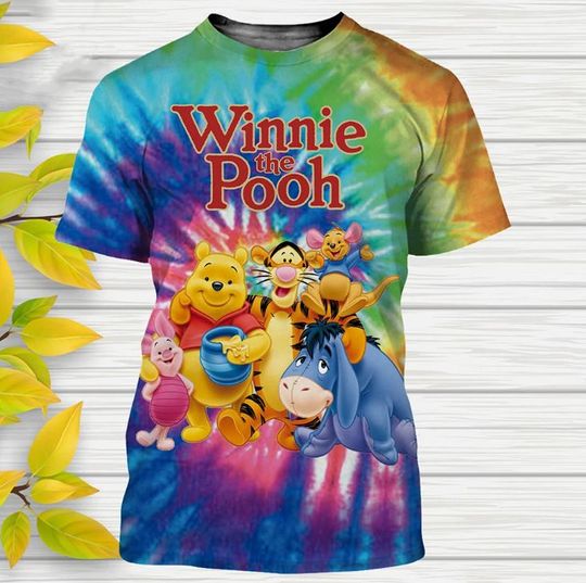 Winnie the Pooh Disney Shirt, Disney 3D Printed Shirt