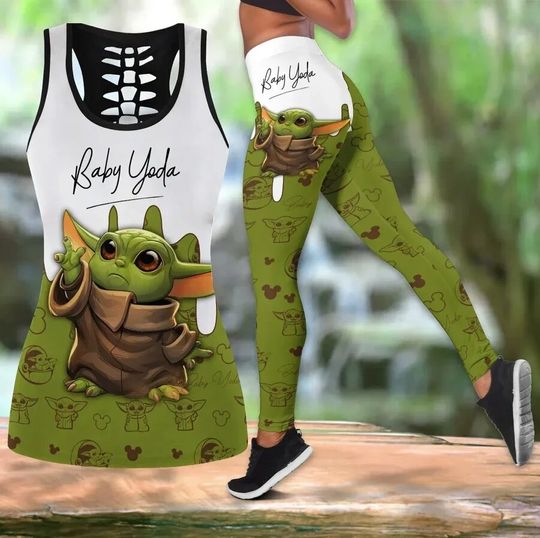 Disney Yoda Baby Disney Tank Top Legging Set Outfit