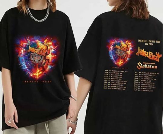 Judas Priest 2024 Tour-Double side Shirt