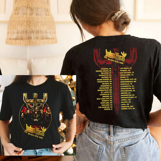 Judas Priest 50 Heavy Metal Years Tour 2022 Shirt