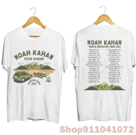Noah Kahan Stick Season Album Tour Summer Camp T-Shirt