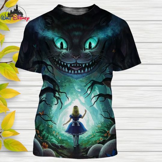 Alice in Wonderland Disney Shirt, Disney 3D Printed Shirt