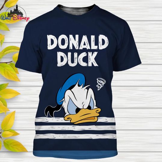 Donald Duck Disney Shirt, Disney 3D Printed Shirt