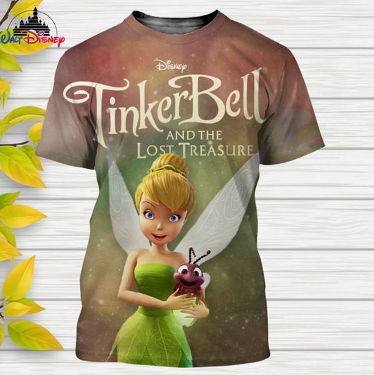 Tinker Bell Disney Shirt, Disney 3D Printed Shirt