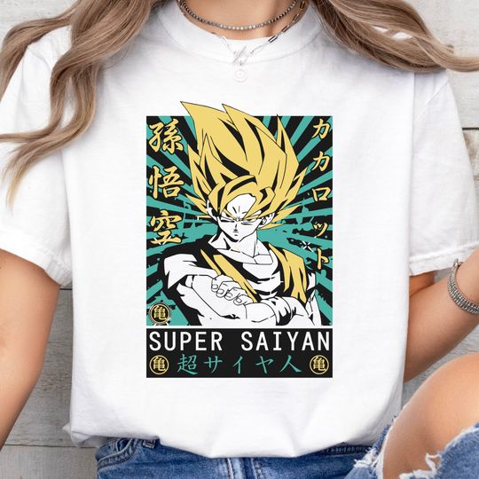 Super Saiyan Dragon Ball Shirt, Anime Shirt, Akira Toriyama Memorial Shirt