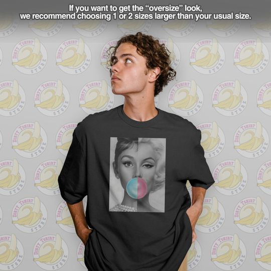 Marilyn Monroe Audrey Hepburn T-Shirt, Marilyn Monroe Shirt