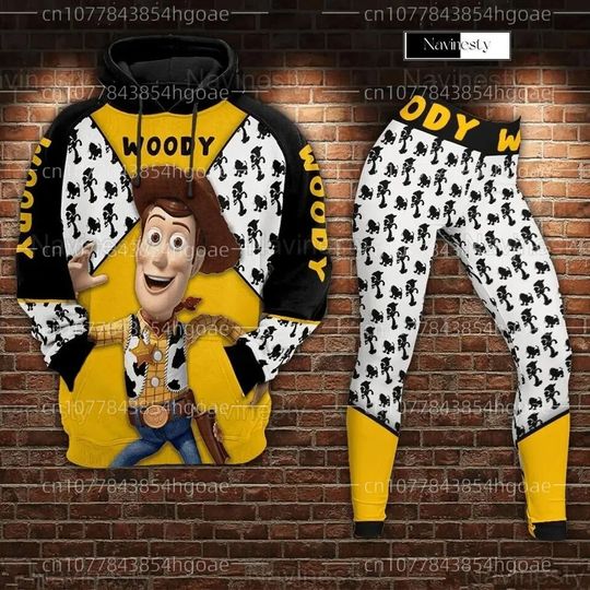 2024 Woody  Hoodie Legging Set Disney Yoga Hoodie