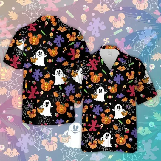 Mickey Mouse Halloween Hawaiian Shirt