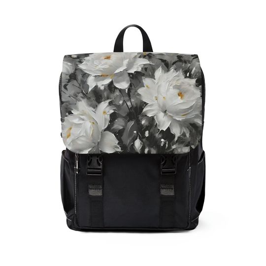 Floral Unisex Casual Shoulder Backpack