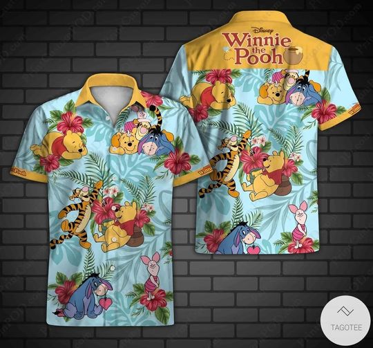Winnie The Pooh Shirt Disney Tropical Forest Aloha Beach Shirt