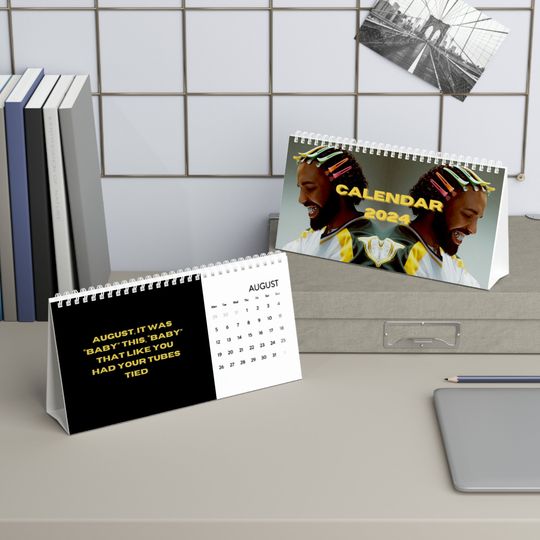 Drake 2024 Desk Calendar, Music Decor