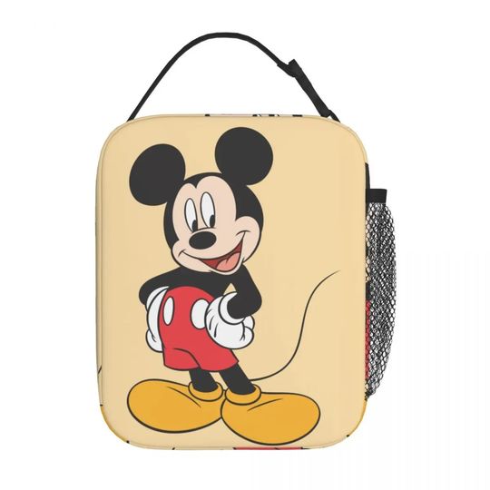 Cartoon Mickey Mouse Lunch Bags for Kids, Cute Lunch Bag