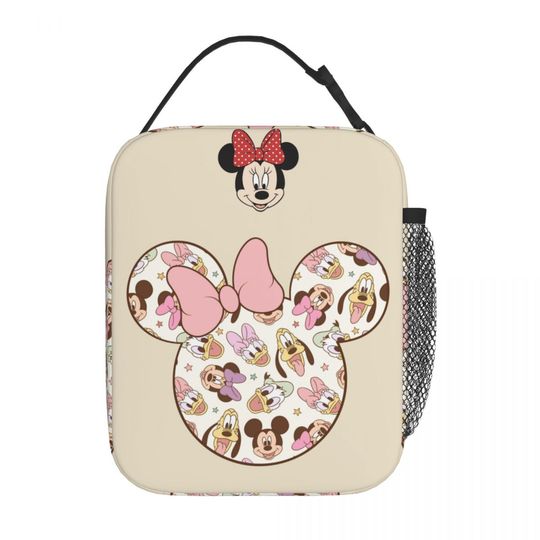 Lovely Minnie Mouse Lunch Bags for Kids, Cute Lunch Bag
