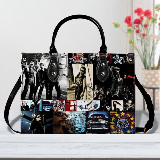U2 Leather Bag, Music Leather Handbag