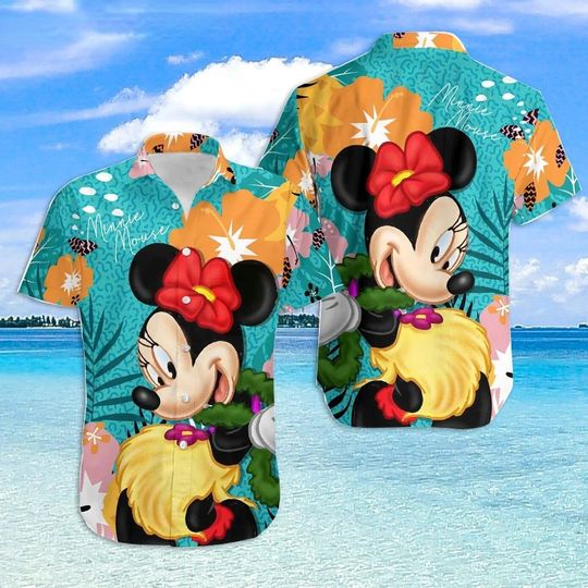 Cute Disney Mickey Donald Duck Hawaiian Shirt
