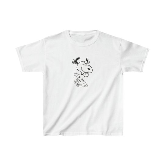 Snoopy Shirt, y2k Baby Tee, Snoopy Merch, Graphic Baby Tee