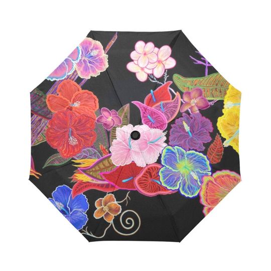 Floral Tropical Flower Umbrella