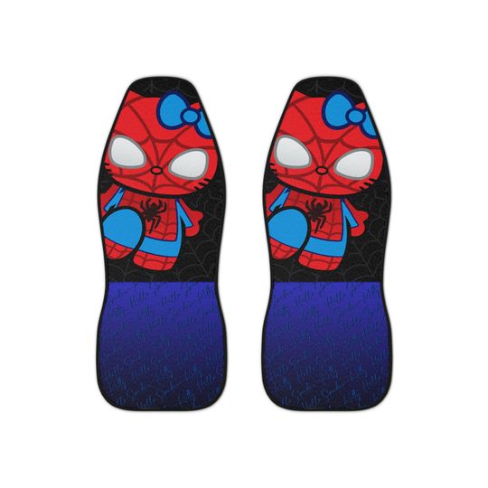 Spider-Man and Hello Kitty Car Seat Covers