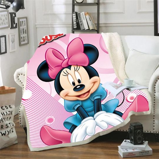 Disney Mickey Mouse 3D Fleece Blanke