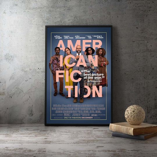 American Fiction 2023 Theatrical Movie Poster