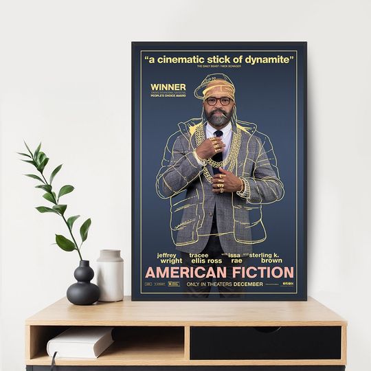 American Fiction Movie Poster Art Room Wall Decor