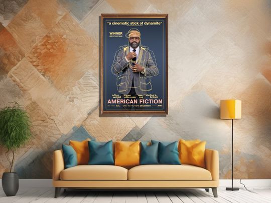 American Fiction Movie Poster, Home Decor