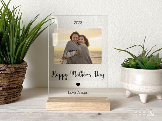 Mother's Day Gift, Personalized Mother's Gift, Acrylic Photo Acrylic Plaque