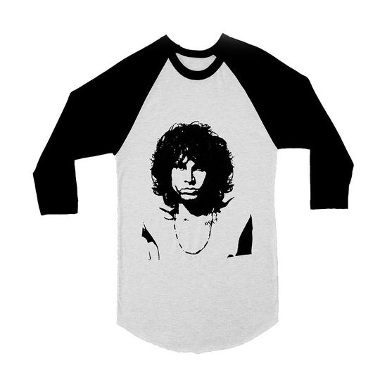 Jim Morrison // Raglan // 3/4 Sleeve // Baseball //  T-Shirt