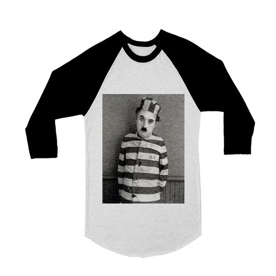 Charlie Chaplin // Raglan // 3/4 Sleeve // Baseball //  T-Shirt