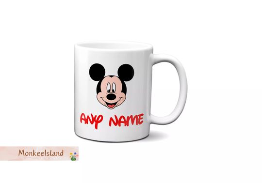 Mickey Mouse Mug, Custom Mickey Mouse Coffee Mug