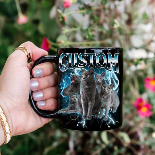 Custom Pet Mug Using Pet Photo + Name Custom Dog Mug Dog Coffee Cup