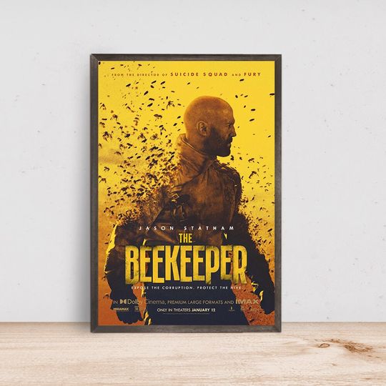 The Beekeeper Movie Poster, Room Decor, Home Decor