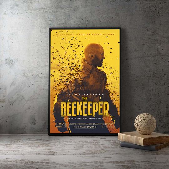 The Beekeeper 2024 Movie Poster, Home Decor