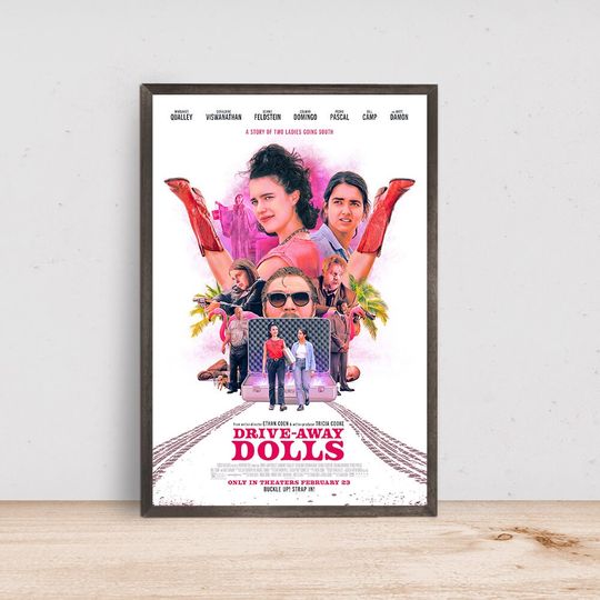 Drive-Away Dolls Movie Poster, Room Decor, Home Decor