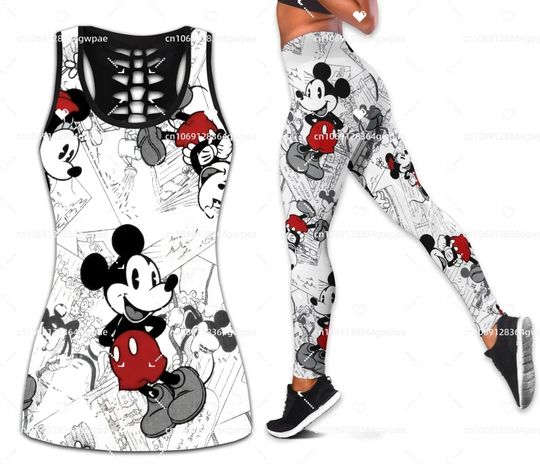 Mickey Mouse Women's Tank Top Leggings Set