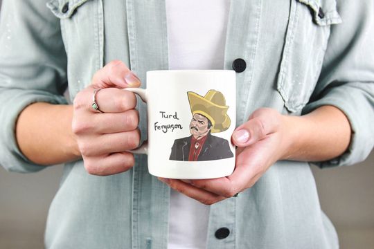 Celebrity Jeopardy Mug, Turd Ferguson Mug, Gift For Him