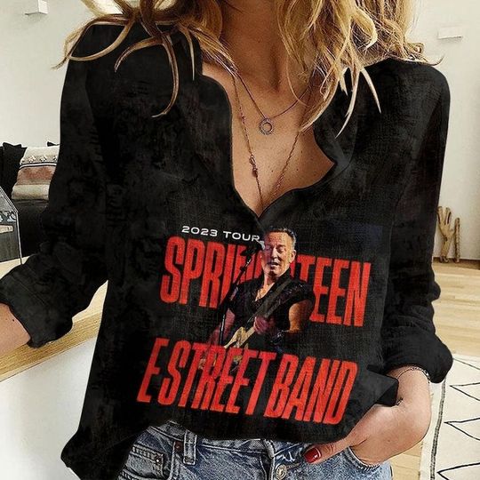 Bruce Springsteen Casual Shirt, Bruce Springsteen 2024 World Tour Casual