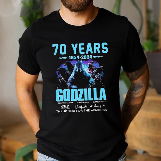 God zilla Minus One Shirt, 70 Years 1954 2024 God zilla Shirt