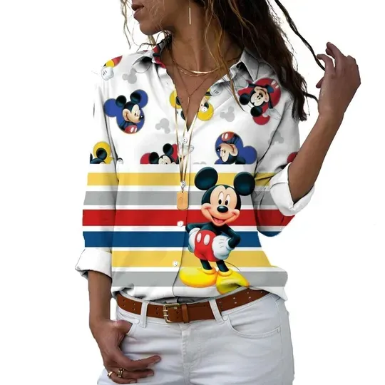 Disney Mickey Casual Cute Shirt