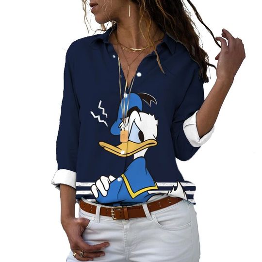 Disney Donald Duck Casual Cute Shirt