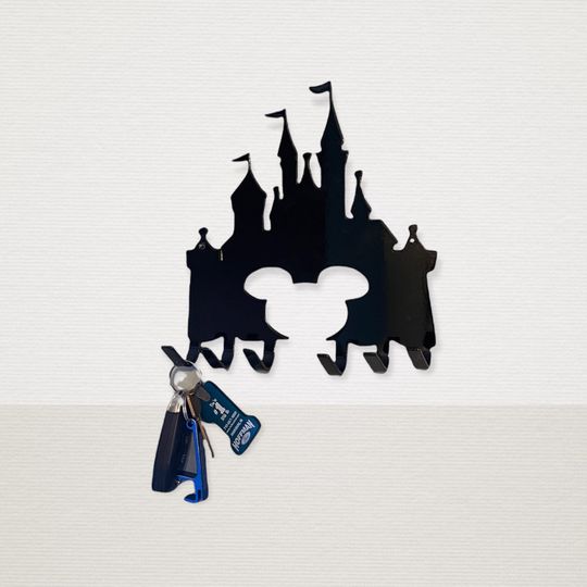 Disney Castle Key Holder Wall Mount Style