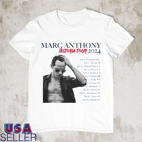 Marc Anthony Historia 2024 Tour T-Shirt, Marc Anthony 2024 Shirt
