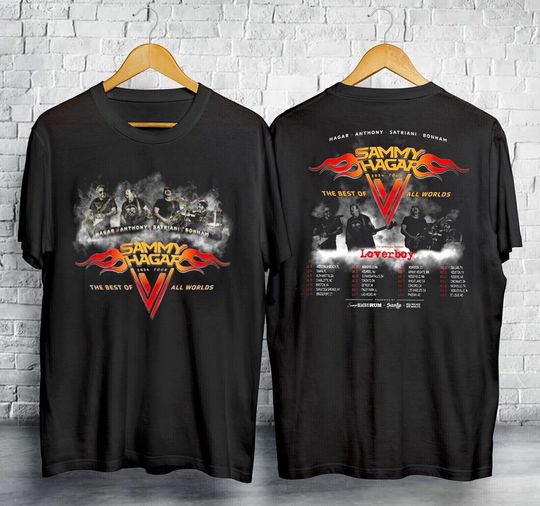 Sammy Hagar The Best Of All Worlds 2024 Tour T-Shirt