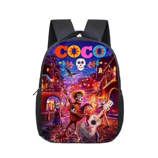 Hot Disney Coco Boys Girls Kindergarten Infantile Backpack