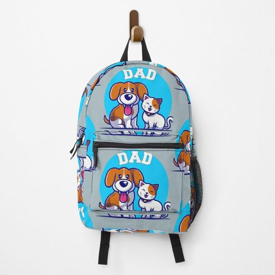 See More BlueyDad Dad For Family Love Backpack