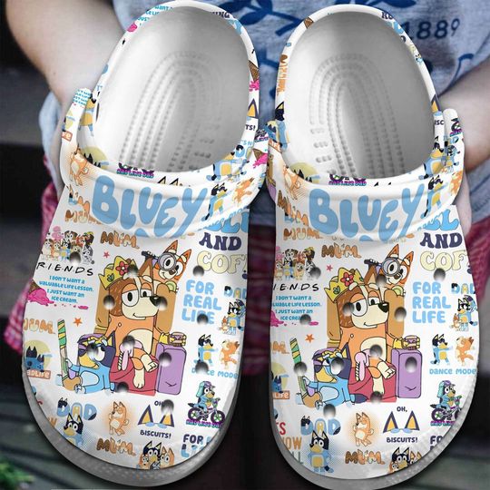 BlueyDad Cartoon Clogs, BlueyDad Shoes, BlueyDad Summer Shoes