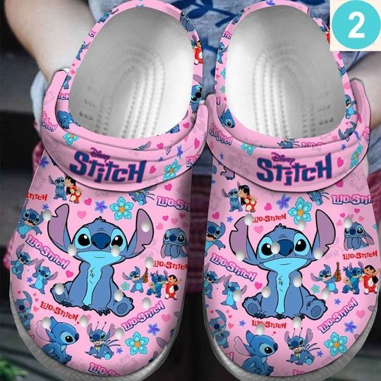 Personalized Lilo Stitch Clogs, Stitch Clog For Mothers