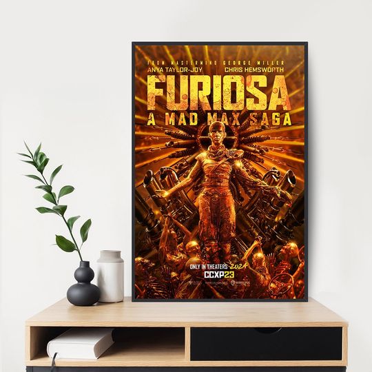 Furiosa 2024 New Movie Poster  Art  Room Wall  Decor